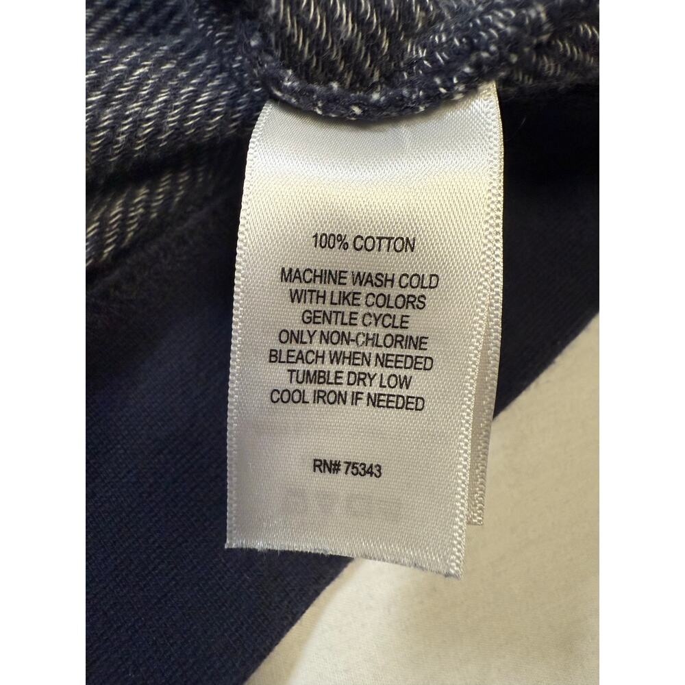 Frederik Anderson Copenhagen Hoodie Mens Large Blue Pullover Sweater Knit - Picture 10 of 10